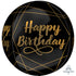Elegant Happy Birthday Orbz Balloon 38cm x 40cm Each