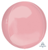 Pastel Pink Orbz Foil Balloons 38cm x 40cm  Each