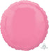 Bright Bubble Gum Pink Circle Foil Balloon 45cm Each