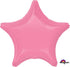 Bright Bubble Gum Pink Star Foil Balloon 45cm Each