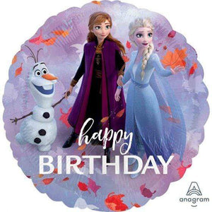 Amscan_OO Balloon - Foil Frozen 2 Happy Birthday Foil Balloons 45cm Each