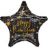 Happy New Year Midnight Hour Foil Balloon 45cm Each