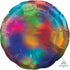 Holographic Iridescent Rainbow Circle Foil Balloon 45cm Each