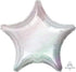 Holographic Iridescent Star Foil Balloon 45cm Each