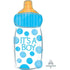 It's A Boy Bottle Jr Shape Foil Balloon 25cm x 58cm Each