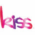 Kiss Phrase Foil Balloon 68cm Each