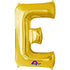 Letter E Gold Foil Balloon 40cm Each