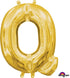 Letter Q Gold Foil Balloon 40cm Each