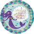 Mermaid Wishes & Kisses Standard Holographic Foil Balloon 45cm Each