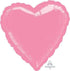 Metallic Pink Heart Foil Balloon 45cm Each