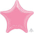 Metallic Pink Star Foil Balloon 45cm Each