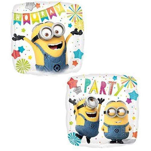 Amscan_OO Balloon - Foil Minions Party Hooray Foil Balloon 45cm Each