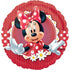 Minnie Mouse Red Round Foil Balloon 45cm Each
