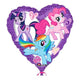 Amscan_OO Balloon - Foil My Little Pony Heart shape Balloon 45cm