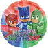 PJ Masks Happy Birthday Foil Balloon 45cm Each