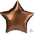 Satin Luxe Cocoa Star Foil Balloon 45cm Each