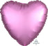 Satin Luxe Flamingo Heart Foil Balloon 45cm Each