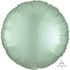 Satin Luxe Mint Green Circle Foil Balloon 45cm Each