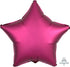 Satin Luxe Pomegranate Star Foil Balloon 45cm Each