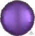 Satin Luxe Purple Royale Circle Foil Balloon 45cm Each