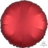 Satin Luxe Sangria Circle Foil Balloon 45cm Each