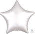 Satin Luxe White Star Foil Balloon 45cm Each
