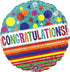 Sparkle Congratulations Foil Balloon 45cm Each