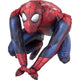 Amscan_OO Balloon - Foil Spider-Man Sitting Foil Balloon 38cm x 38cm