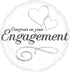 Two Hearts Engagement Foil Balloon 45cm Each