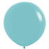 Fashion Aquamarine Latex Balloons 60cm 3pk