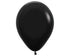 Fashion Black Latex Balloons 45cm 6pk