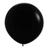 Fashion Black Latex Balloons 90cm 2pk
