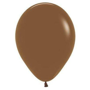 Amscan_OO Balloon - Plain Latex Fashion Coffee Brown Latex Balloons 30cm 25pk