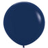 Fashion Navy Blue Latex Balloons 60cm 3pk