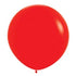 Fashion Red Latex Balloons 90cm 2pk