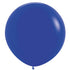 Fashion Royal Blue Latex Balloons 60cm 3pk