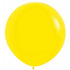 Fashion Yellow Latex Balloons 60cm 3pk