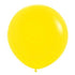 Fashion Yellow Latex Balloons 90cm 2pk