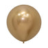 Metallic Reflex Gold Latex Balloons 60cm 10pk