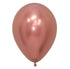 Metallic Reflex Rose Gold Latex Balloons 30cm 50pk