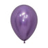 Metallic Reflex Violet Latex Balloons 30cm 50pk