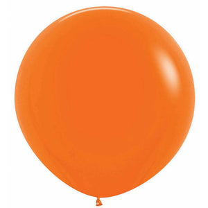 Amscan_OO Balloon - Plain Latex Orange Lime Green Latex Balloons 60cm 3pk