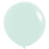 Pastel Matte Green Latex Balloons 60cm 3pk