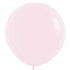 Pastel Matte Pink Latex Balloons 60cm 3pk