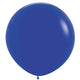Amscan_OO Balloon - Plain Latex Royal Blue Lime Green Latex Balloons 60cm 3pk