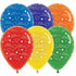 Anniversary Crystal Assorted Latex Balloons 30cm 25pk