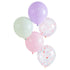 Dino Pink Roar & Confetti Pastel Balloon Bundle 30cm