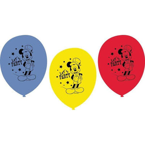 Amscan_OO Balloon - Printed Latex Disney Carnival Mickey Mouse Printed Latex Balloons 30cm 6pk