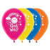 Get Well Smiley Faces Crystal Assorted Latex Balloons 30cm 25pk