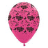 Hens Night Bride to Be Metallic Fuchsia Latex Balloons 6PK